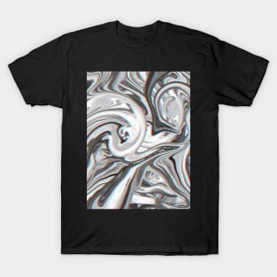 Marble Glitch Pattern T-Shirt